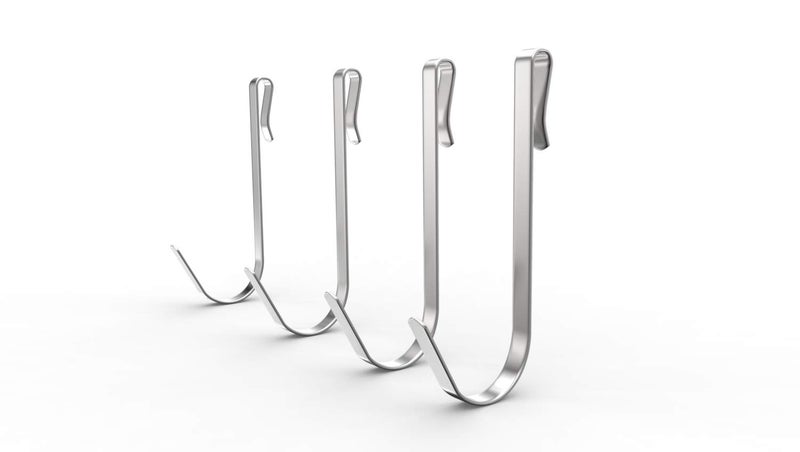 KINCMAX Stainless Steel Heavy Duty S Hooks for Bathroom Showers Organizer Hanging - Bathroom Shower Organizer Adhesive Replacement - Rust Proof Shower Caddy Hanging Hang Rack Hooks - Image 1